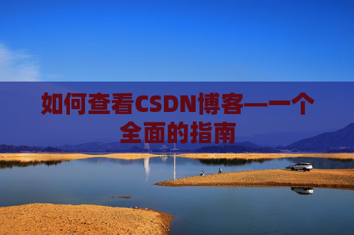 如何查看CSDN博客—一个全面的指南